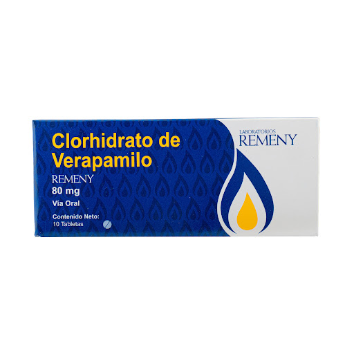 VERAPAMILO 80MG TAB X 10 (REMENY)